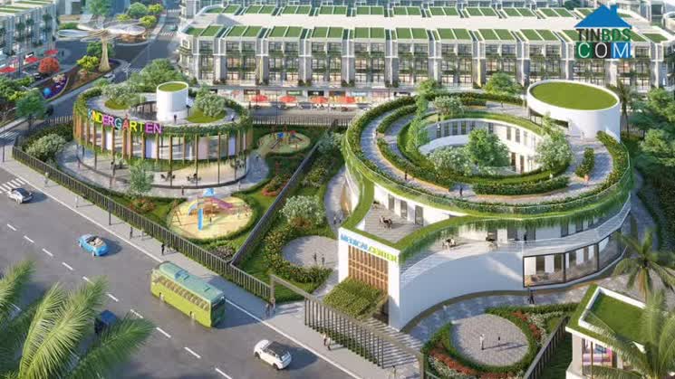 Trung tâm chăm sóc sức khỏe nhiều mảng xanh trong lòng đô thị xanh