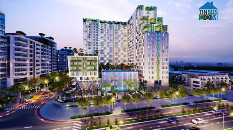 Salto Residence tọa lạc mặt tiền đường Nguyễn Thị Định, với quy mô 3 block cao 21 tầng, bao gồm 483 căn hộ cao cấp và 8 shophouse