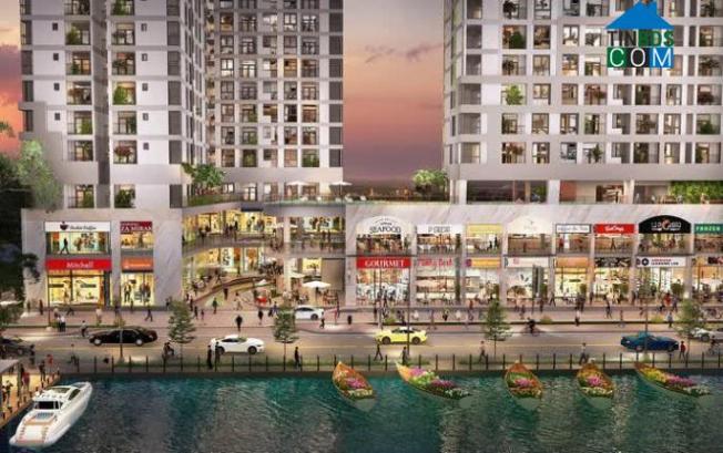Tận dụng lợi thế lớn về kết nối giao thông đường thủy, dự án phát triển nên D-Aqua Riverfront Mall - Bến phố thương mại ngoài trời tại 125m mặt tiền Bến Bình Đông