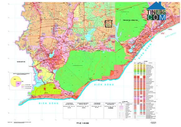 Dải mặt tiền biển từ giáp ranh Hàm Tân (Bình Thuận) đến Xuyên Mộc quy hoạch đại đa số SKC và TMD