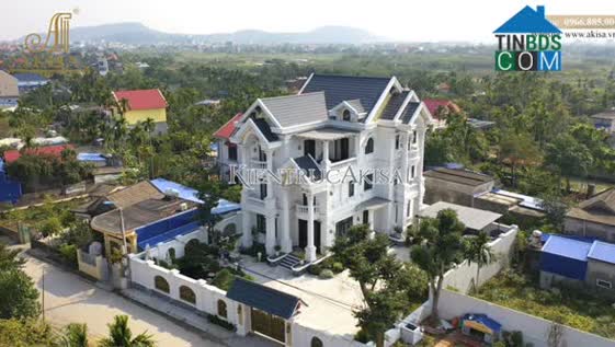 Hình ảnh thi công hoàn thiện căn biệt thự 3 tầng tân cổ điển đẹp sang trọng đẳng cấp