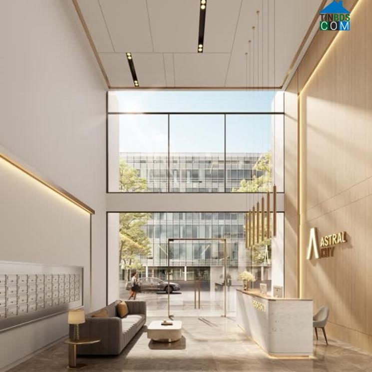 Sảnh đón sang trọng, dịch vụ chuyên nghiệp giúp nâng cao vị thế cho doanh nghiệp và khách thuê tại Elitez by Astral City