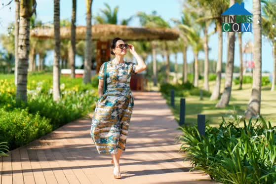 Vẻ đẹp ấn tượng của Venezia Beach trong kỳ nghỉ của NSND Lê Khanh