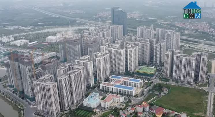 Tiến độ khu cao tầng dự án Vinhomes Ocean Park Gia Lâm thời điểm đầu tháng 5/2022