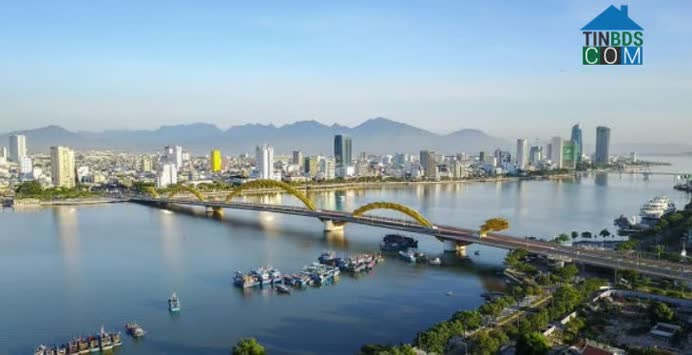 Một góc thành phố Đà Nẵng nhìn từ trên cao