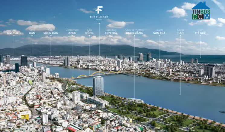 Vị trí độc tôn của The Filmore Da Nang, giữa cảnh quan tuyệt đẹp và môi trường dịch vụ sinh động.