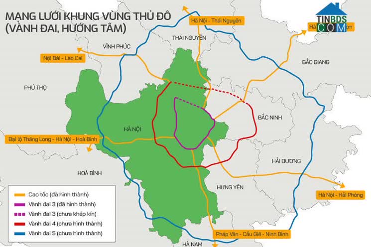 Vành đai 4 đi qua đâu là từ khóa được tìm kiếm khá nhiều trong thời gian gần đây