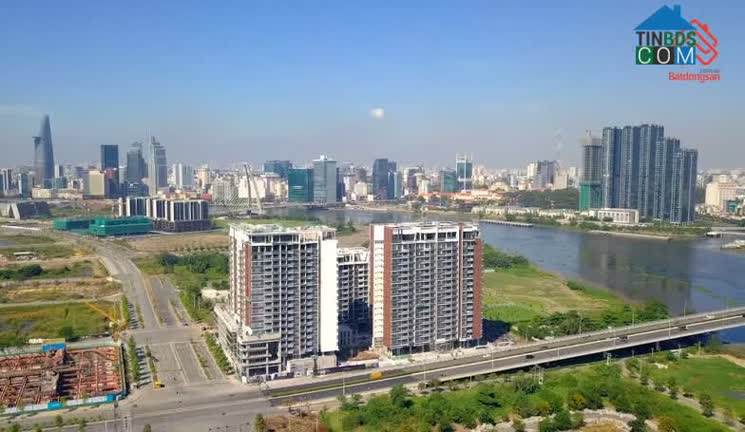 Ảnh thực tế tiến độ dự án The River Thủ Thiêm tháng 03/2022