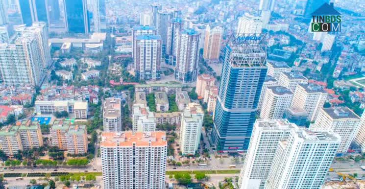 Quận Cầu Giấy có mật độ dự án chung cư khá dày, với 60 khoảng dự án trên địa bàn.