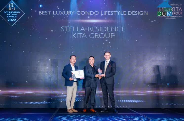 Ảnh Stella Residence được vinh danh “Căn hộ cao cấp có thiết kế phong cách sống tốt nhất Việt Nam” tại Dot Property Vietnam Awards 2022