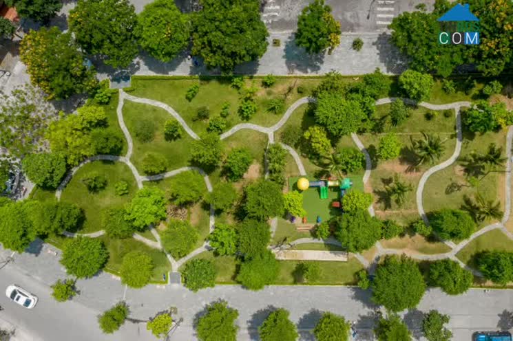 Công viên cây xanh kết hợp khu vui chơi trẻ em tại Tecco Garden