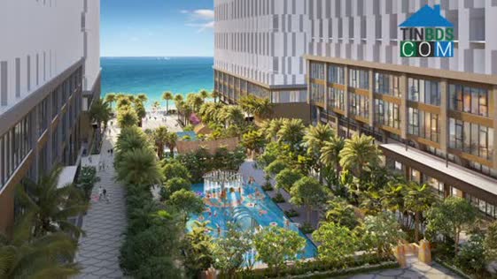 “Quần thể công viên thác” 4000m2 ấn tượng tại APEC Mandala Wyndham Mũi Né