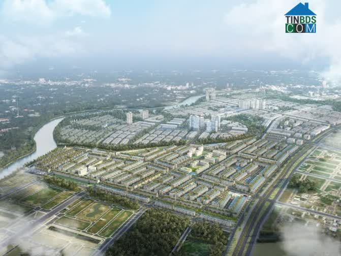 Phối cảnh dự án T&T City Millennia tại Long An là đại đô thị với quy mô 267,3 ha