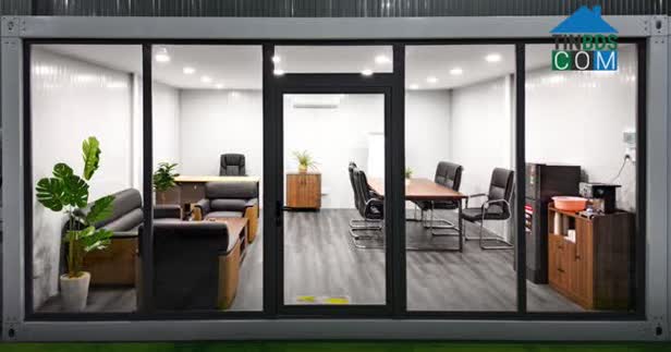 Văn phòng lắp ghép hiện đại của BCD House thi công