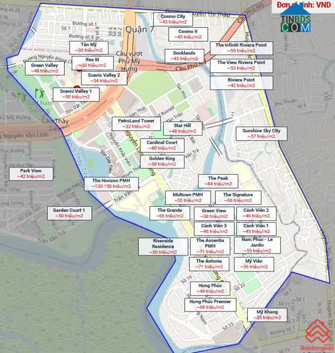 Ảnh Cập Nhật Giá Chung Cư Quận 7 Mới Nhất Tháng 11/2022