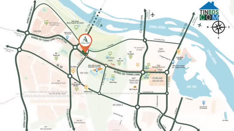 Khu Tây Hà Nội được kỳ vọng trở thành trung tâm mới sau quy hoạch