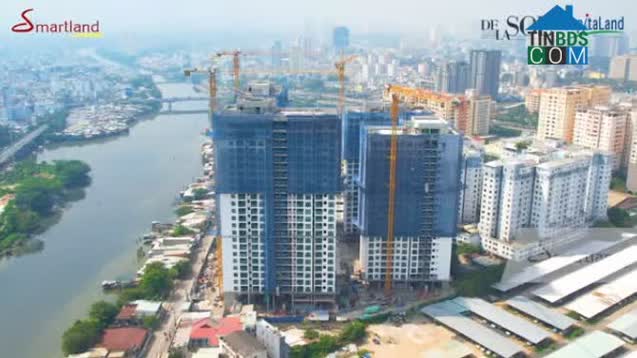 Dự án Delason thời điểm cuối tháng 12/2022 đã cất nóc cả 3 tòa.