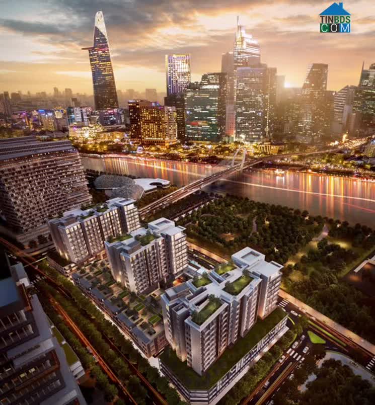Góc nhìn hướng ra sông Sài Gòn từ căn hộ chung cư The Galleria Residence