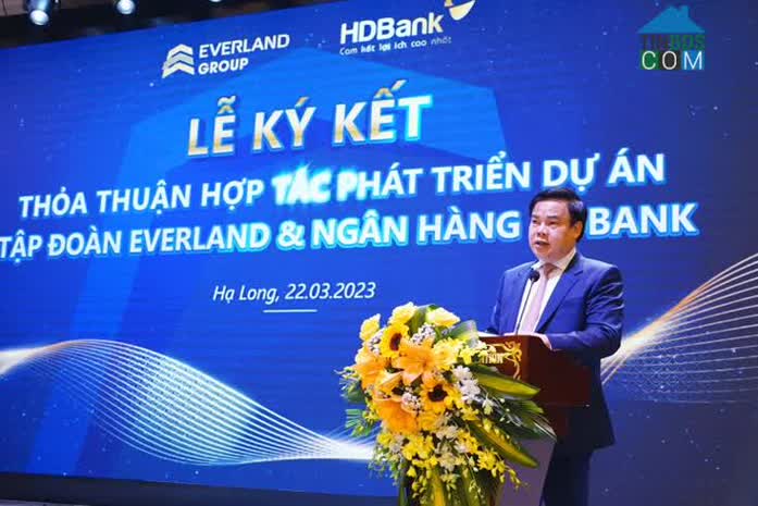 Ông Lê Đình Vinh – Chủ tịch Tập đoàn Everland phát biểu