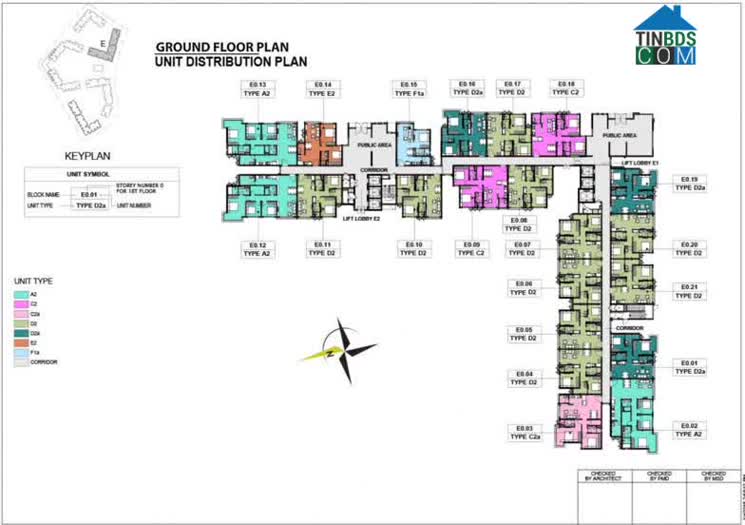  Mặt Bằng Block E – Khu Emerald Celadon City Tân Phú