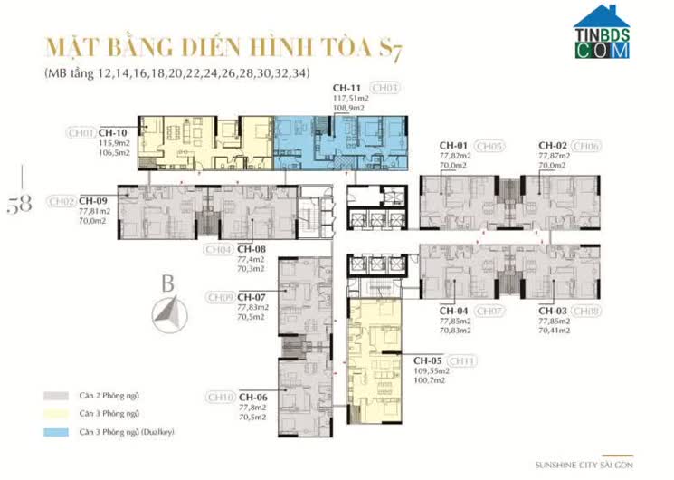 Ảnh Thiết Kế Và Mặt Bằng Sunshine City Sài Gòn Có Gì Đặc Biệt?
