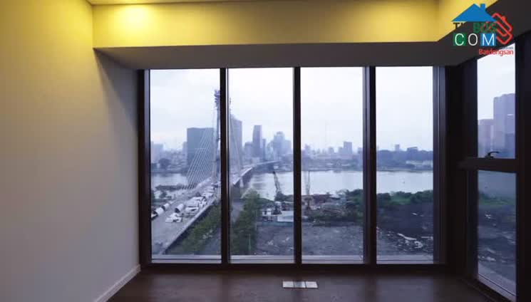 Ảnh thực tế căn hộ đã bàn giao tại tầng 11 The Metropole Thủ Thiêm nhìn ra cầu Thủ Thiêm 2 