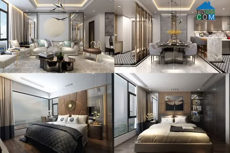 Nội thất mạ vàng tại căn hộ Sunshine City quận 7