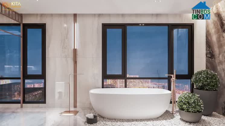 Trải nghiệm thượng lưu với view 360 độ toàn cảnh thành phố.