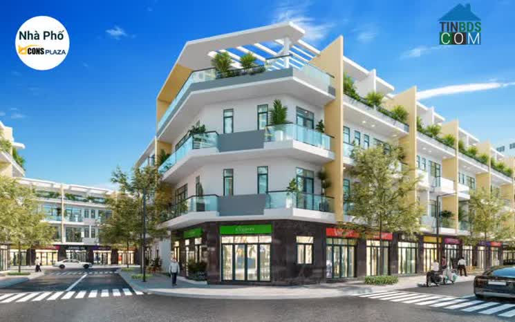 Phối cảnh dự án nhà phố Bcons Plaza của tập đoàn Bcons