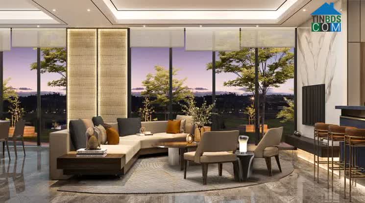 Khu câu lạc bộ biệt lập và các phòng làm việc chung, phòng chờ kết hợp loungue là những tiện ích mà chủ đầu tư chăm chút cho cư dân Flora Panorama.