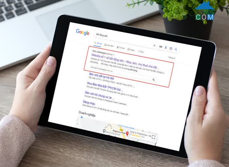 Website Tinbds.COM thường xuất hiện đầu tiên trong các kết quả tìm kiếm từ khóa liên quan đến nhà đất.