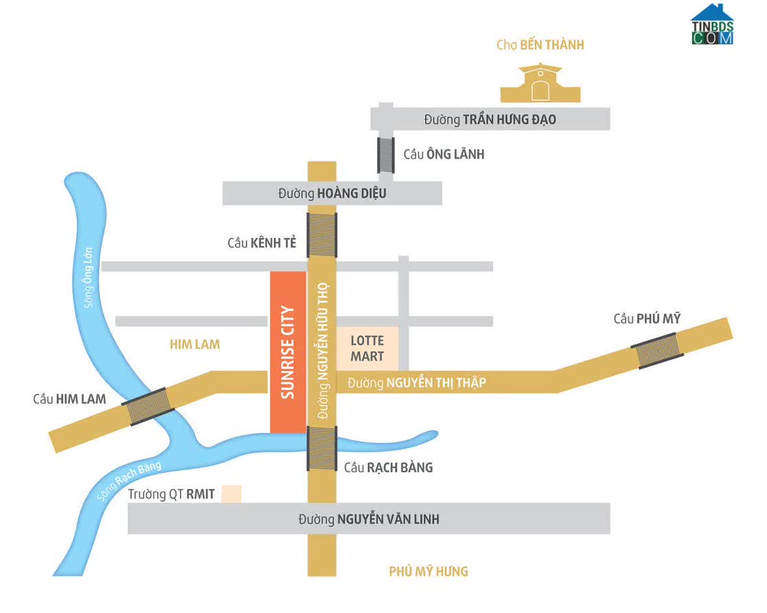 Nhiều người muốn tìm hiểu Sunrise City Quận 7 địa chỉ ở đâu