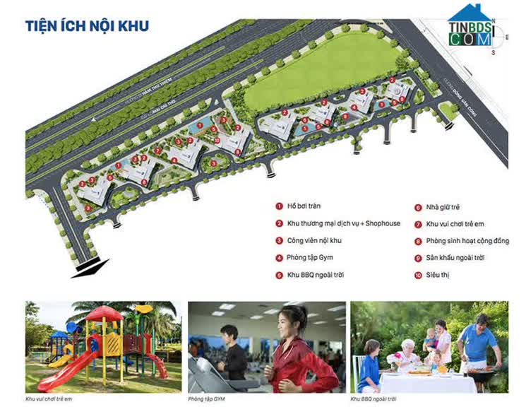 Sơ đồ tiện ích dự án 