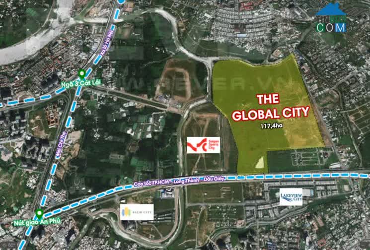 Vị trí dự án The Global City 