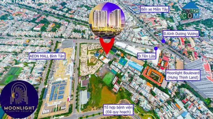 Vị trí tạo sự kết nối không chỉ với trung tâm mà cả các tỉnh miền Tây