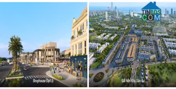 Dự án cung cấp 2 loại hình sản phẩm: đất nền khu dân cư và shophouse đại lộ