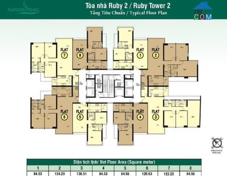 Ảnh Tổng Hợp Mặt Bằng Saigon Pearl: Mặt Bằng Tổng Thể, Chi Tiết Từng Tòa