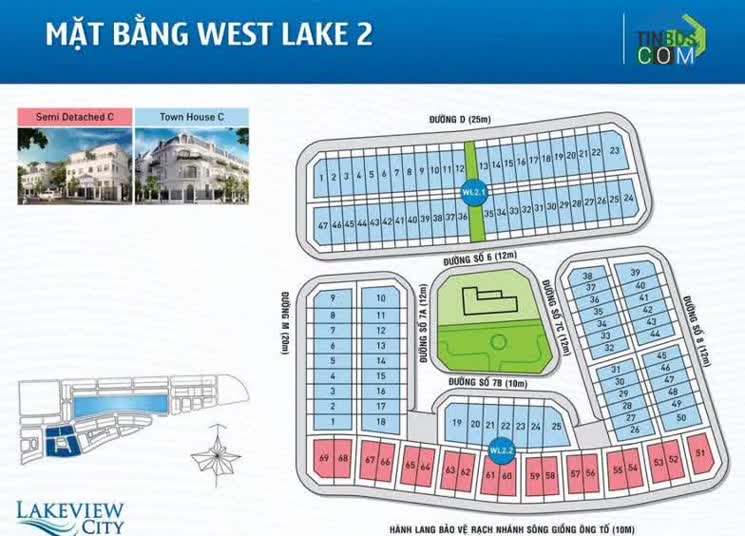 Mặt bằng West Lake 2 
