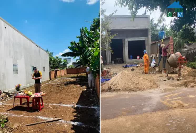 Nhà ở Đắk Lắk ít bị lún và vì là nhà cấp 4, chủ nhà không đổ mê chờ nên chi phí cho phần móng chưa đến 100 triệu đồng.