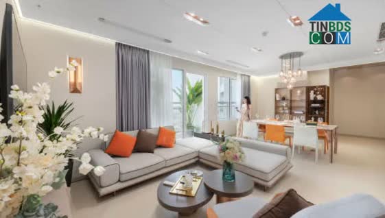 Căn hộ sang trọng được thiết kế và xây dựng theo chuẩn mực cao cấp của Hàn Quốc
