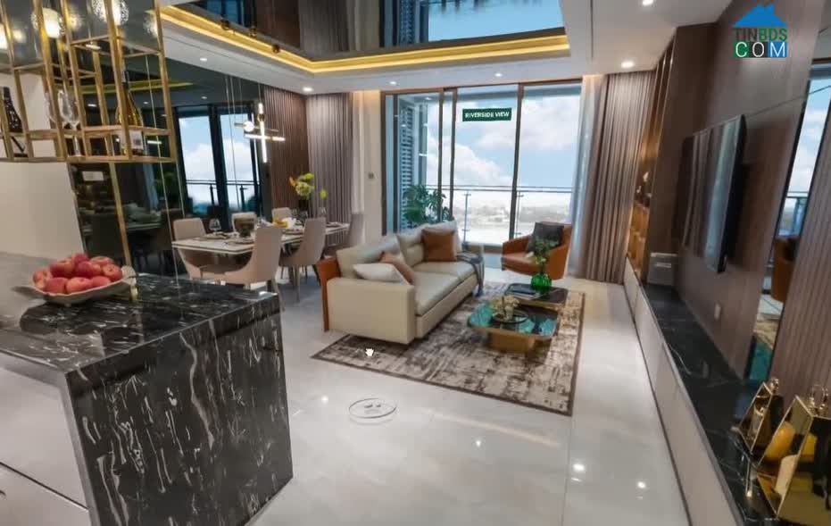 Hình ảnh thực tế ảo nhà mẫu Thảo Điền Green: loại căn 3 phòng ngủ