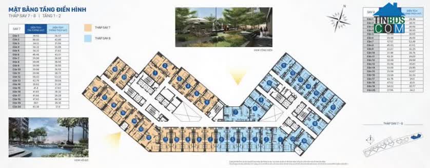 Ảnh The Sun Avenue Tháp 5: Cập Nhật Mặt Bằng, Tiến Độ, Giá Bán