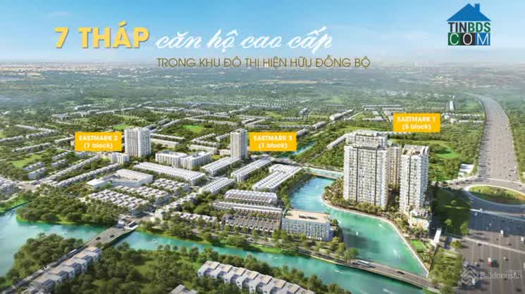 Hình ảnh 3 phân khu tại dự án MT Eastmark City