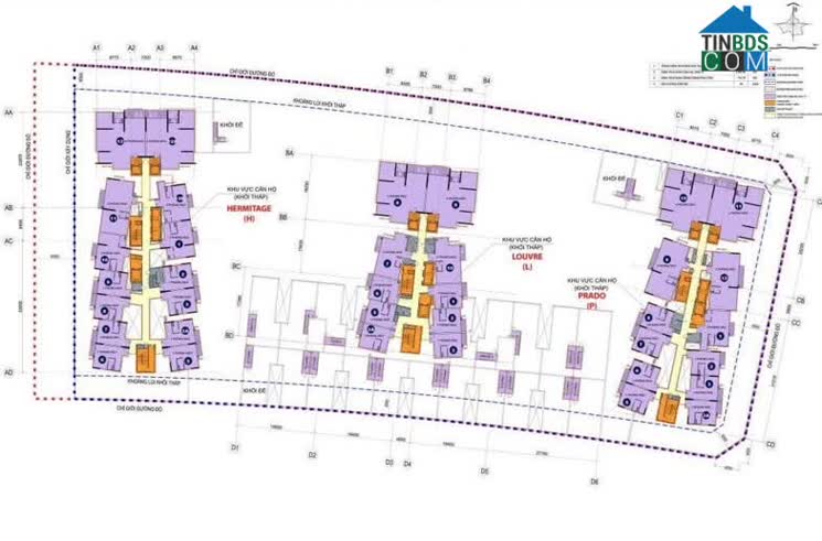 Layout mặt bằng giai đoạn 1