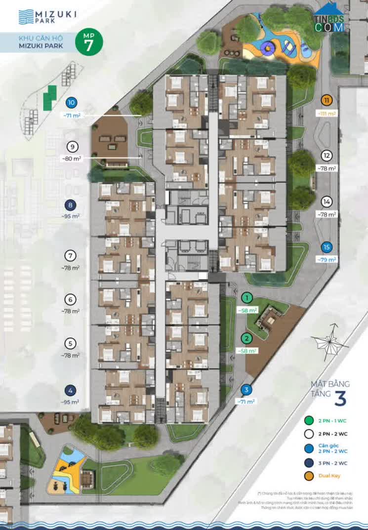 Ảnh "Soi" Mặt Bằng Căn Hộ Mizuki Park Bình Chánh