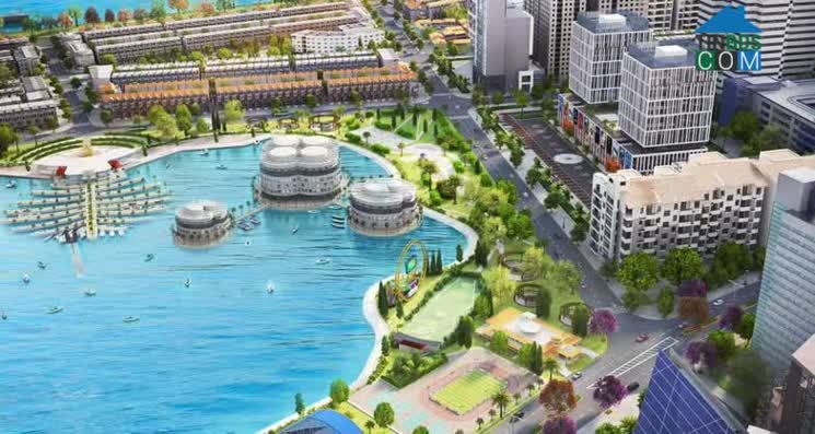 Phối cảnh công viên, hồ cảnh quan, bến du thuyền tại KĐT The Global City