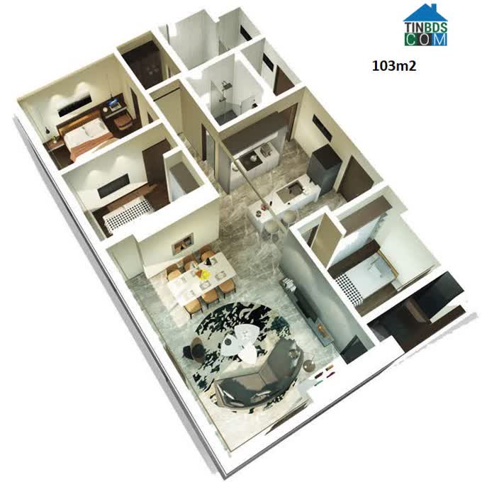 Ảnh Mặt Bằng Kingdom 101 - Căn Hộ Trung Tâm Quận 10
