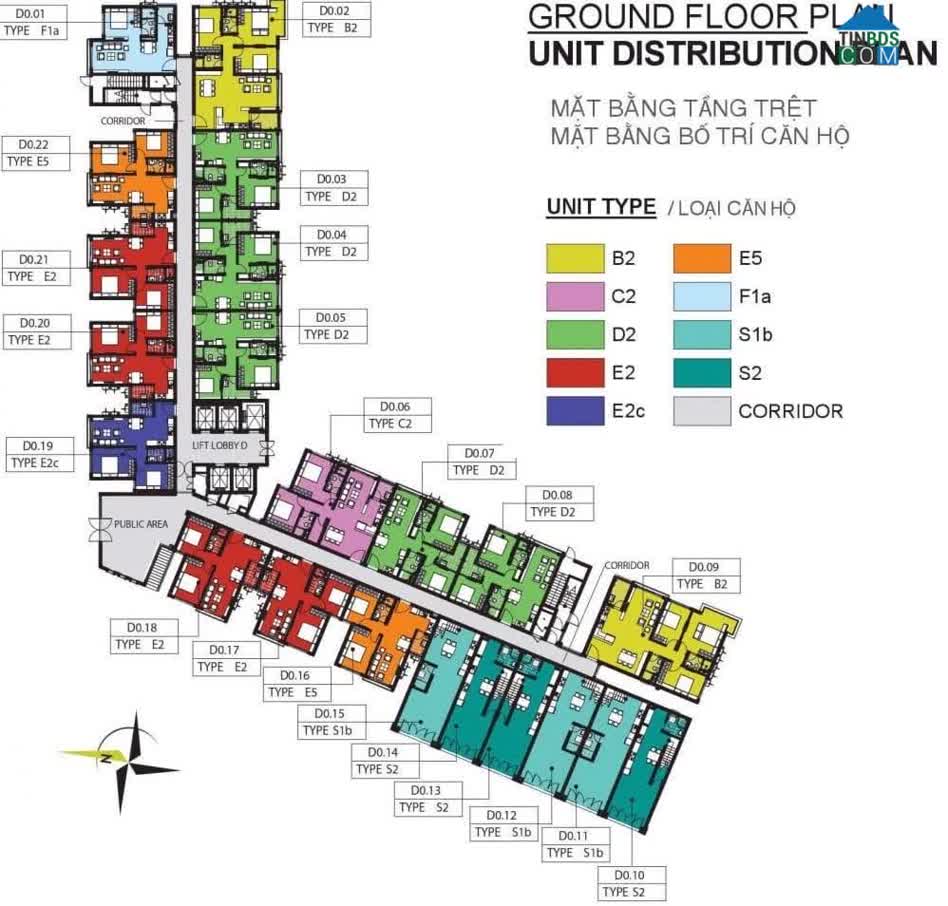  Mặt Bằng Block D – Khu Emerald Celadon City Tân Phú
