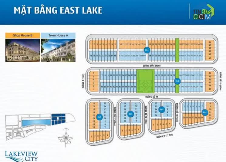 Mặt bằng East Lake 