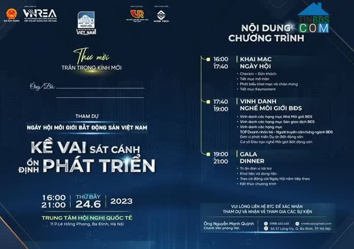 Ảnh Chính Thức Khởi Động Ngày Hội Môi Giới Bất Động Sản Việt Nam 2023